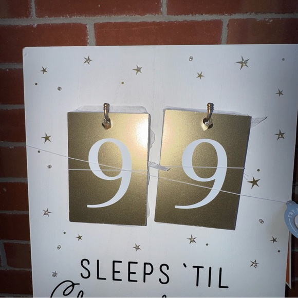 TARGET WONDERSHOP BATTERY LIT WOOD CHRISTMAS COUNTDOWN SIGN 1CT - Picture 2 of 5